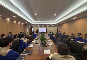MAN production technology support related departments carry out MAN host installation, storage, calibration and commissioning training activities for our company