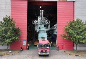 又一款新机型交付——多凯首台爱维能G50船用主机发运