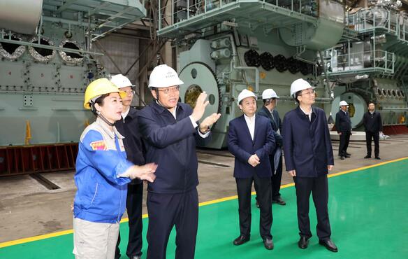 省委常委、省委统战部部长胡广杰一行莅临多凯动力调研指导